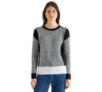 Cecil 3017238 Pull mouliné Doux, Noir, L Femme