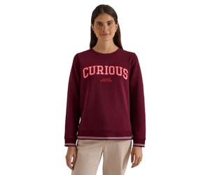 Cecil 3018170 Sweat-Shirt à col Rond et Broderie Femme (Lot de 1)
