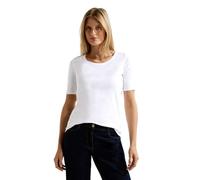 Cecil 311780 Lena T-Shirt, Weiß (White 10000), M Femme