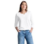 Cecil 313172 Fenja, T-Shirt Femme, Blanc (White 10000), Medium