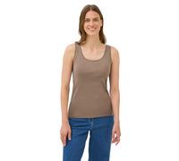 Cecil 3225953 Haut Basique de Couleur Unie, Taupe Naturel, XS Femmes