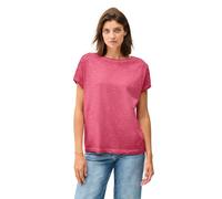 Cecil 3226142 T-Shirt avec Boutons, Rouge Pomme glacé, XL Femmes