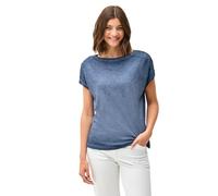 Cecil 3226142 T-Shirt avec Boutons, Urban Navy Blue, M Femmes