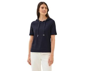 Cecil 3227050 Sweat à Capuche Bouclé Slub, Urban Dark Blue, M Femmes