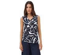 Cecil 3227061 Haut avec détails smok, Urban Dark Blue, L Femmes