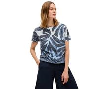 Cecil 3227074 T-Shirt dévoré avec Motif, Urban Dark Blue, XXL Femmes