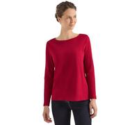 Cecil 3227273 T-Shirt Basique à Manches Longues, Beaujolais Red, M Femmes