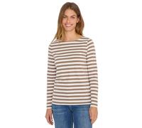 Cecil 3227274 T-Shirt Basique rayé, Taupe Naturel, S Femmes