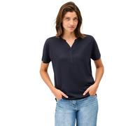 Cecil 3227614 T-Shirt décontracté au Look Tunique, Urban Dark Blue, S Femmes