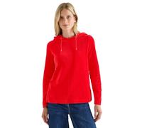 Cecil 3227757 Veste en Velours côtelé avec Capuche, Rouge Fiery, XXL Femmes