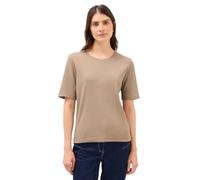 Cecil 3228182 T-Shirt Basique côtelé, Taupe Naturel, M Femmes