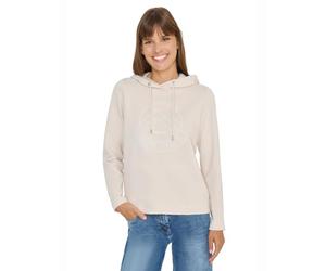 Cecil 3228313 Sweat à Capuche avec Broderie, Light Greige, XXL Femme