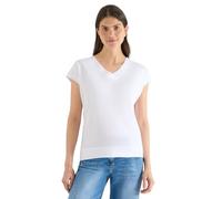 Cecil 3229691 T-Shirt à col en V de Couleur Unie Femme (Lot de 1)