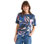 Cecil 3229725 T-Shirt à Rayures dévorées Femme (Lot de 1)