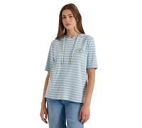 Cecil 3230407 T-Shirt à Capuche à Manches Courtes avec Rayures Femme (Lot de 1)