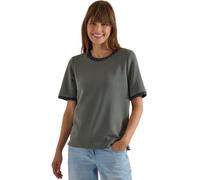 Cecil 3231318 T-Shirt à col Rond et détails léon Femme