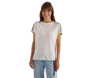 Cecil 3231325 T-Shirt avec col Bateau et Passepoil léon Femme