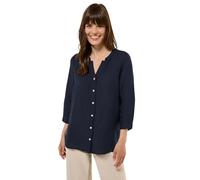 Cecil 3411474 Tunique en Lin mélangé avec Boutons, Bleu Universel, S Femmes