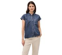 Cecil 3411858 Blouse Lyocell, Bleu Moyen, M Femme