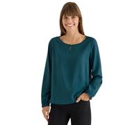 Cecil 3411876 Blouse Unie, Dark Sea Green, X-Large Femmes