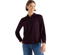 Cecil 3411878 Chemisier de Couleur Unie, Rouge Eggplant, L Femmes