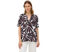 Cecil 3411886 Chemisier à Motifs, Rouge mûre, S Femmes