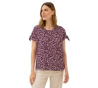 Cecil 3411895 Chemisier à Motifs, Rouge mûre, L Femme