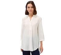 Cecil 3412016 Chemisier Long de Couleur Unie, Vanilla White, L Femmes