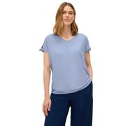 Cecil 3412064 Chemisier de Couleur Unie, Bleu Montagne, M Femmes