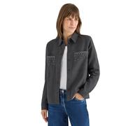 Cecil 3412476 Blouse Cloutée en Flanelle, Gris foncé mélangé, S Femme