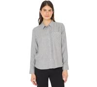 Cecil 3412478 Chemisier en Flanelle à Rayures, Luna Grey Melange, XS Femmes