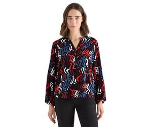 Cecil 3412612 Chemisier avec Motif Graphique, Noir/Multicolore, M Femmes