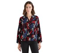 Cecil 3412612 Chemisier avec Motif Graphique, Noir/Multicolore, S Femmes
