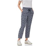 Cecil 3716650 Pantalon Ample à Motifs, Urban Dark Blue, L / 28L Femmes