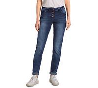 Cecil 376600 Scarlett Jean Loose, Mid Blue Wash, 34W / 32L Femme