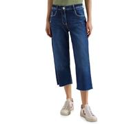 Jean 3/4 coupe large en style ample