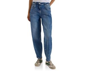 Cecil 3818669 - Jean Taille Haute Coupe Ample - Jeans - Femme