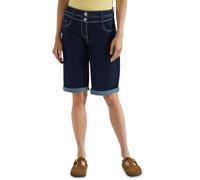 Cecil 3818803 - Short Taille Haute, Jambes Larges, Coupe Ample - Poncho - Femme