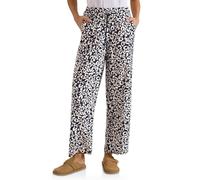 Pantalon large loose fit imprimé léopard
