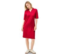 Cecil B144554 Robe Polo piquée, Rouge Pomme glacée, XL Femmes