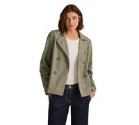 Cecil B202024 Veste Trench Courte, Kaki Lisse, L Femmes