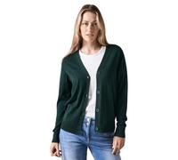 Cecil B253786 Cardigan en Tricot Fin, Vert Kaki, S Femme, fir Green, S Women's