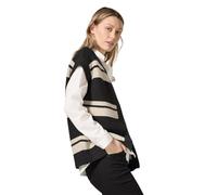 Cecil B253908 Gilet rayé, Noir, XS Femme
