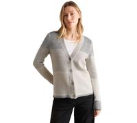 Cecil B253909 Cardigan à Rayures, Noir, L Femme