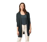 Cecil B253948 Cardigan Ouvert en Maille Fine, Kaki Ardoise, S Femme