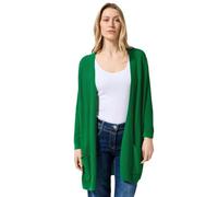 Cecil B253948 Cardigan Ouvert en Maille Fine, Kaki, M Femme