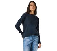 Cecil B302781 Pull en Tricot Fin, Bleu pétrole mélangé Profond, M Femme
