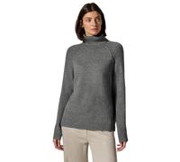 Cecil B302826 NOS_Cosy Structure Mix Col roulé, Gris Silex mélangé, M Femme