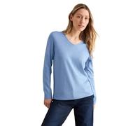 Cecil B302962 Pull en Tricot Fin, Bleu Clair mélangé, XXL Femme