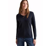 Cecil B302962 Pull en Tricot Fin, Bleu Universel, XXL Femme